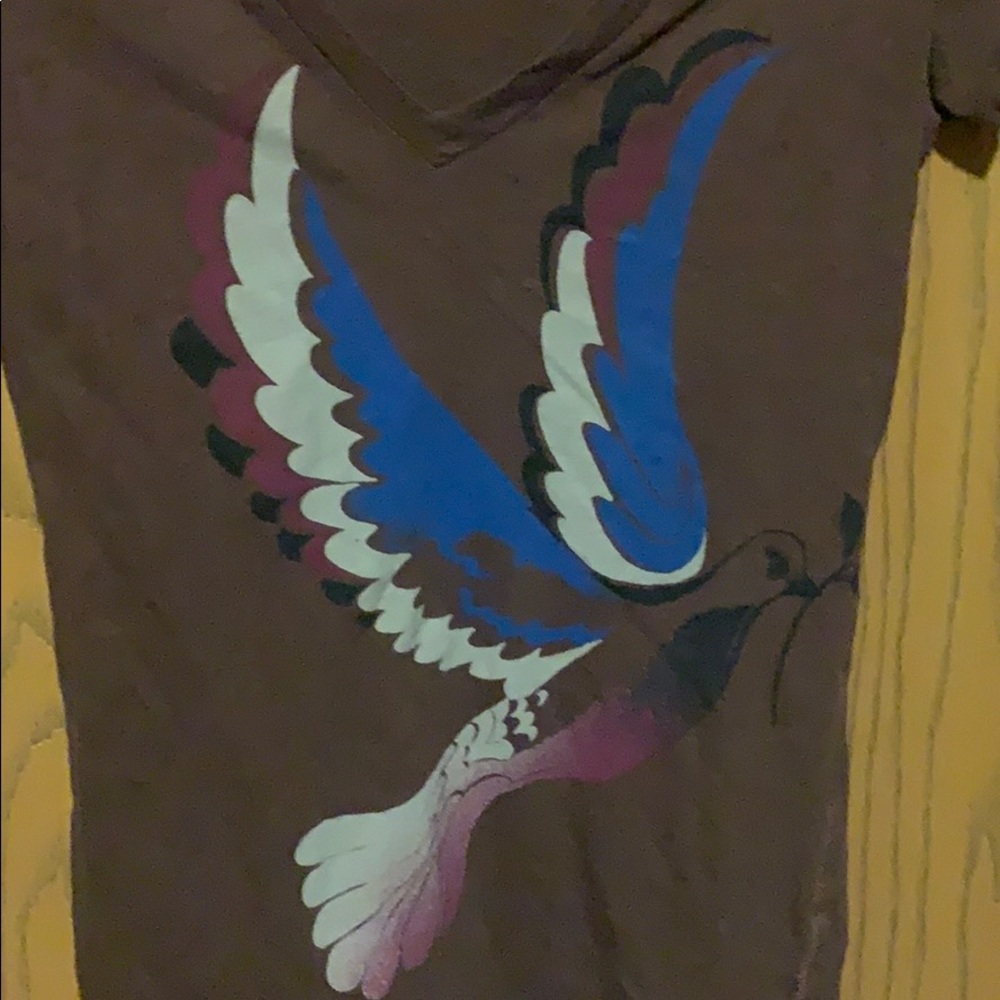Bird design tee shirt - Picture 2 of 3